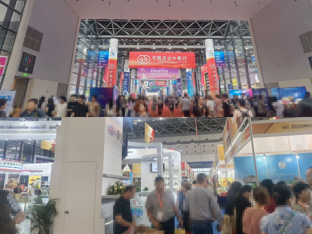 The 21th China-Asean Expo cashew nut show